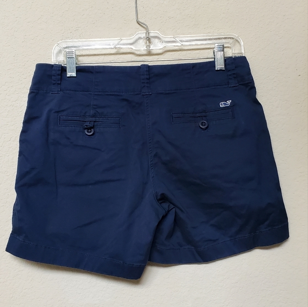 Vineyard Vines Navy Blue Women's Shorts.  Size 4 - Picture 3 of 8